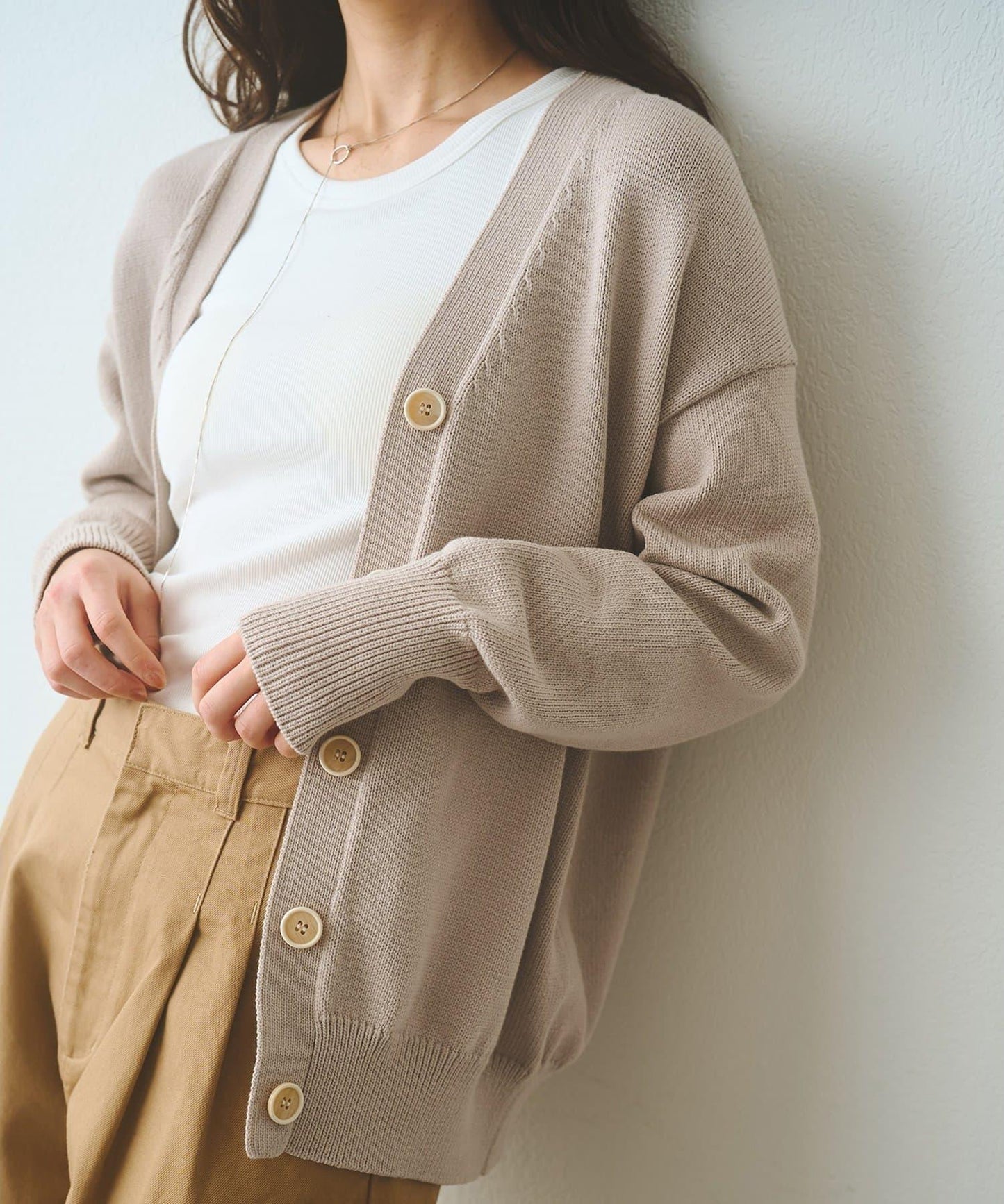 紐扣設計 針織開衫