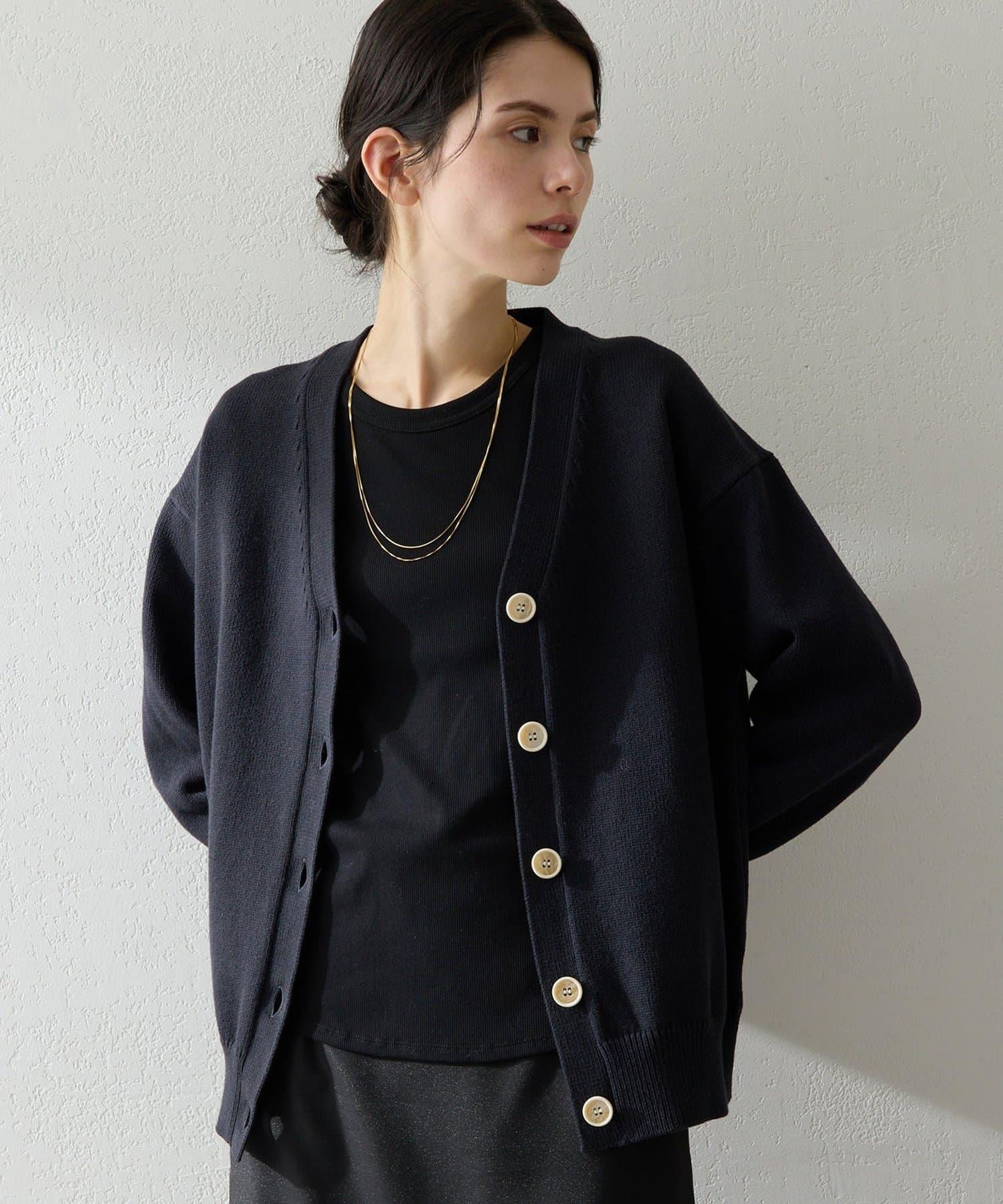 紐扣設計 針織開衫