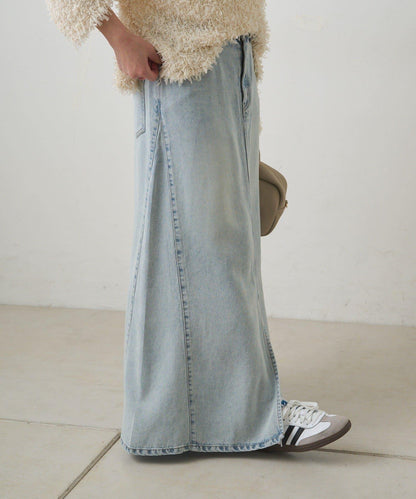 天絲混紡牛仔半身裙