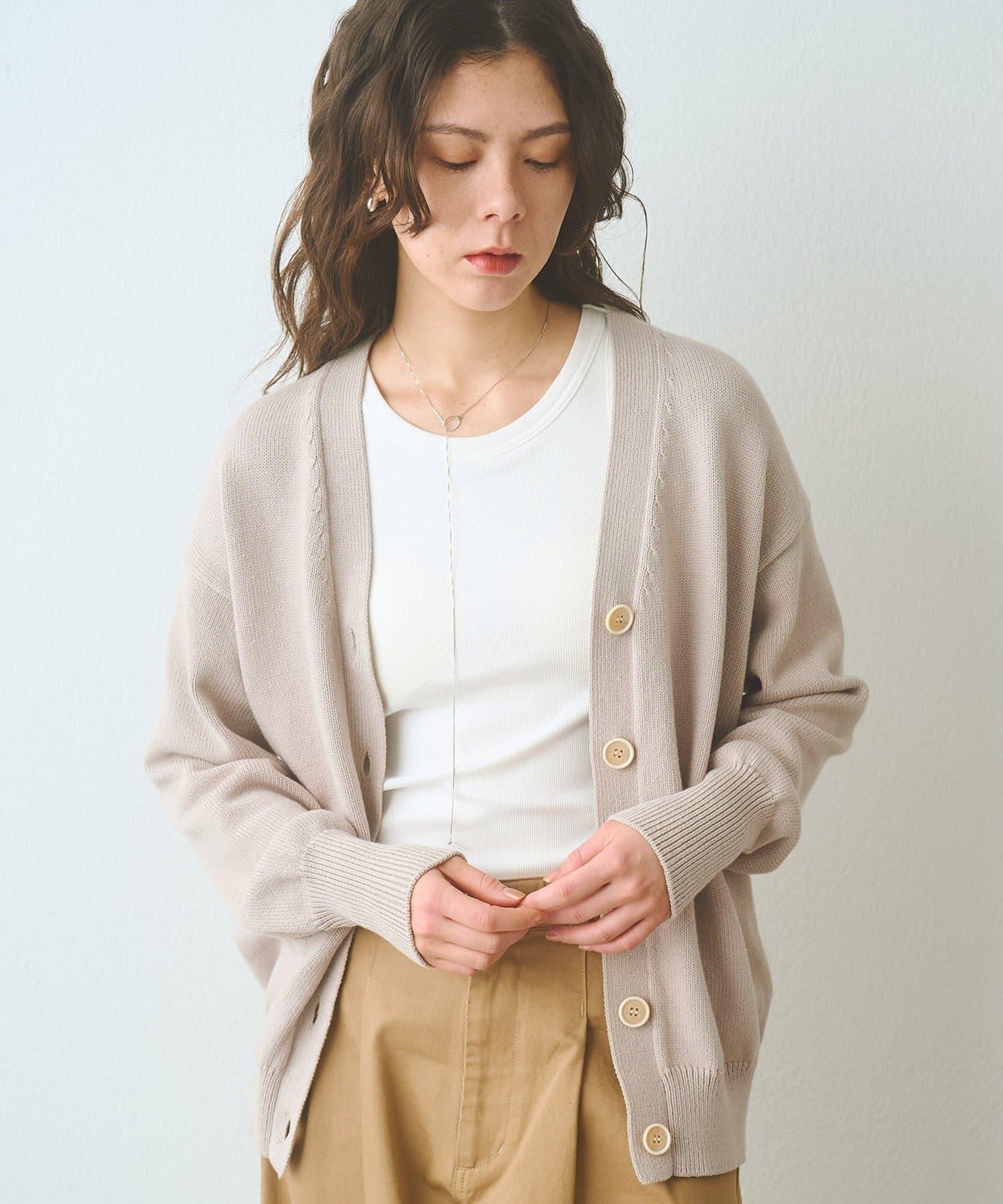 紐扣設計 針織開衫