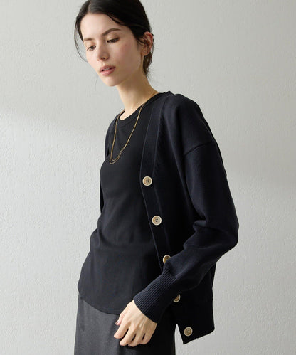 紐扣設計 針織開衫