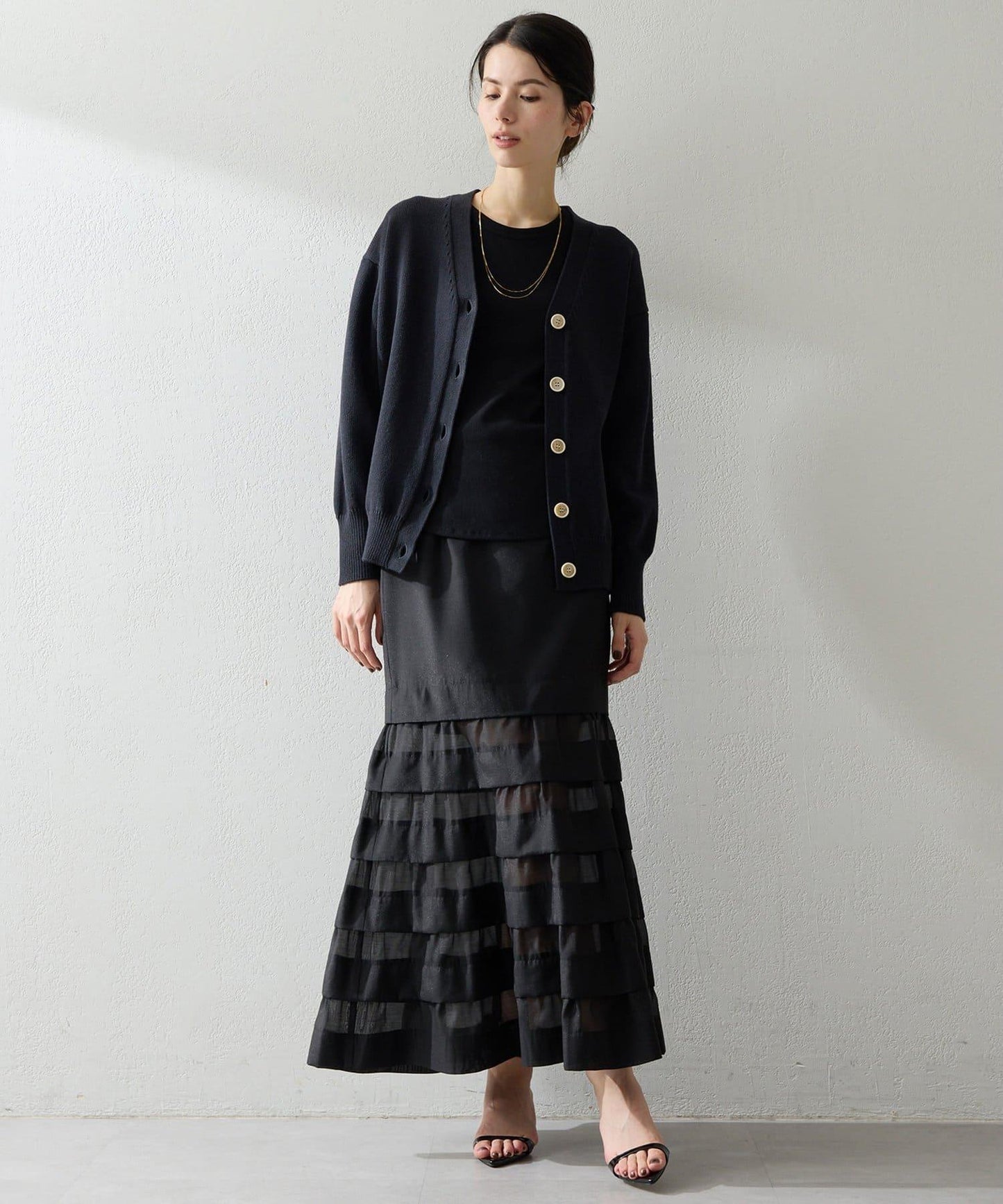 紐扣設計 針織開衫