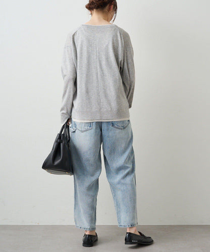 天絲混紡牛仔揹帶褲