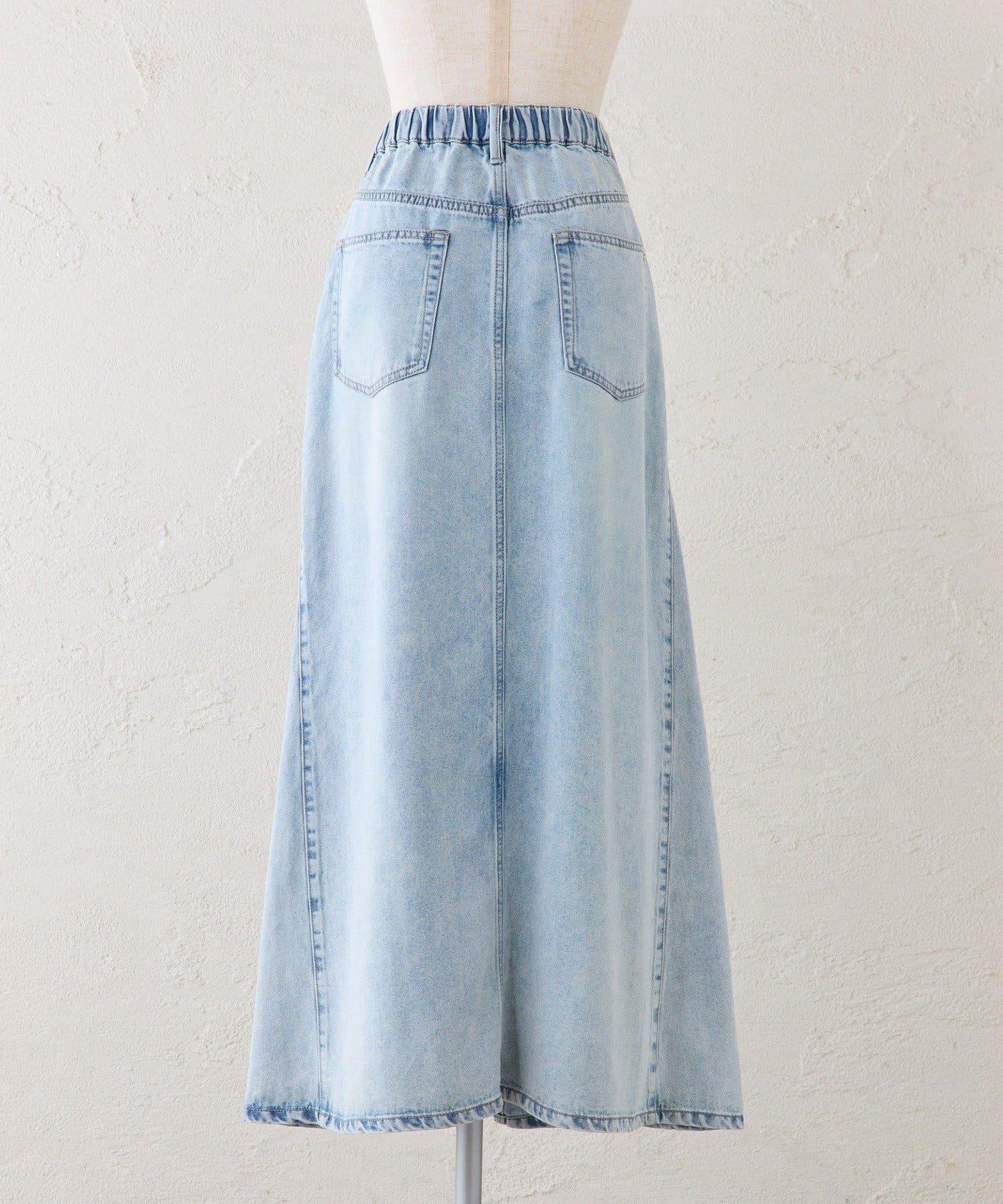 天絲混紡牛仔半身裙