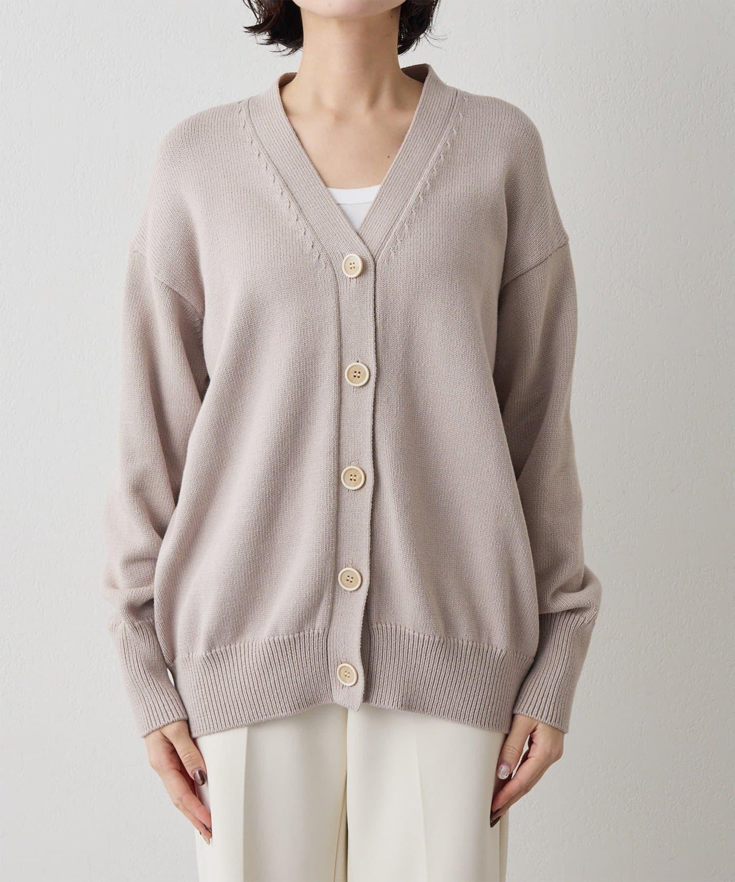 紐扣設計 針織開衫