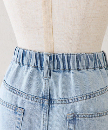 天絲混紡牛仔半身裙