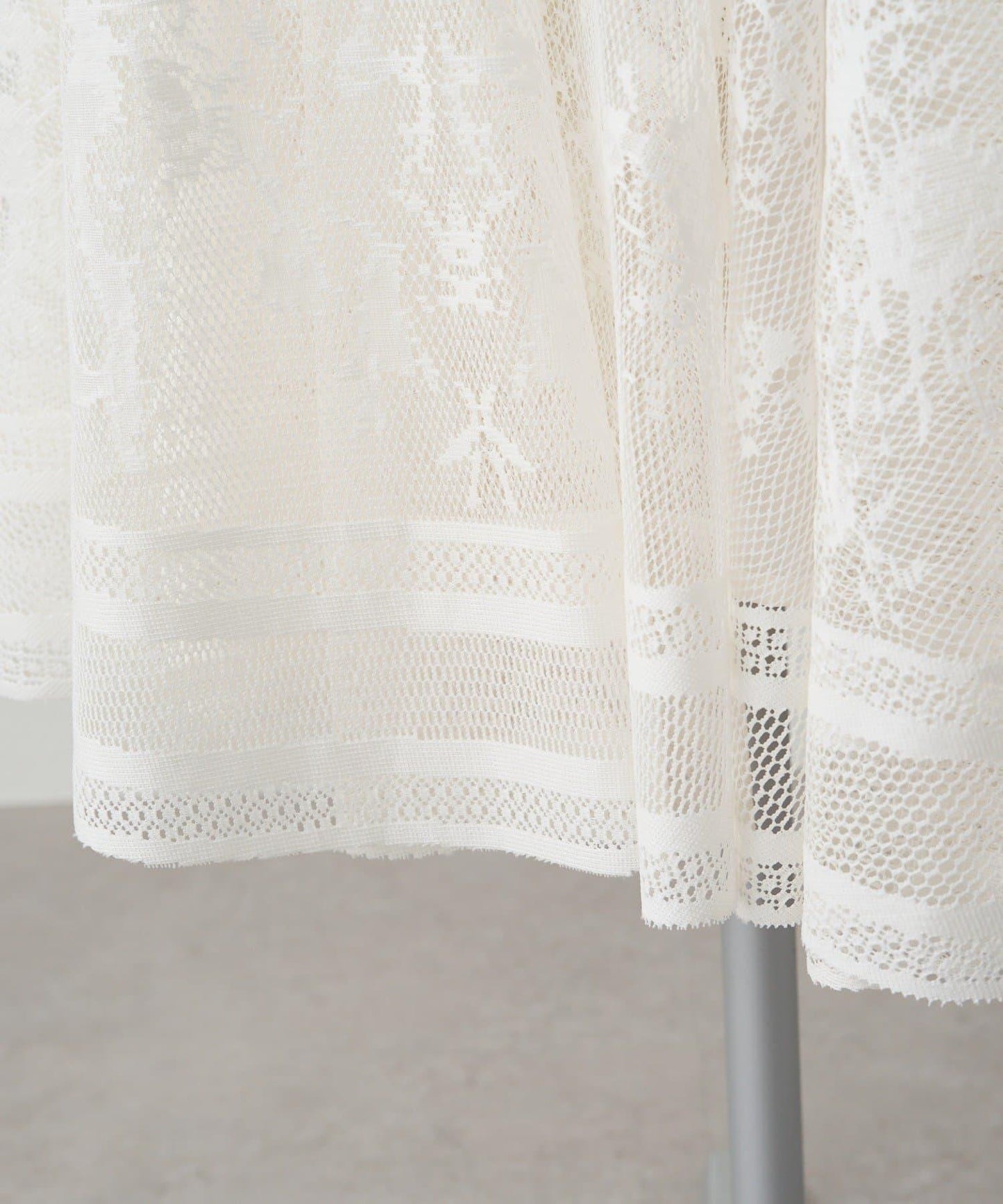 可手洗 成型蕾絲 半身裙