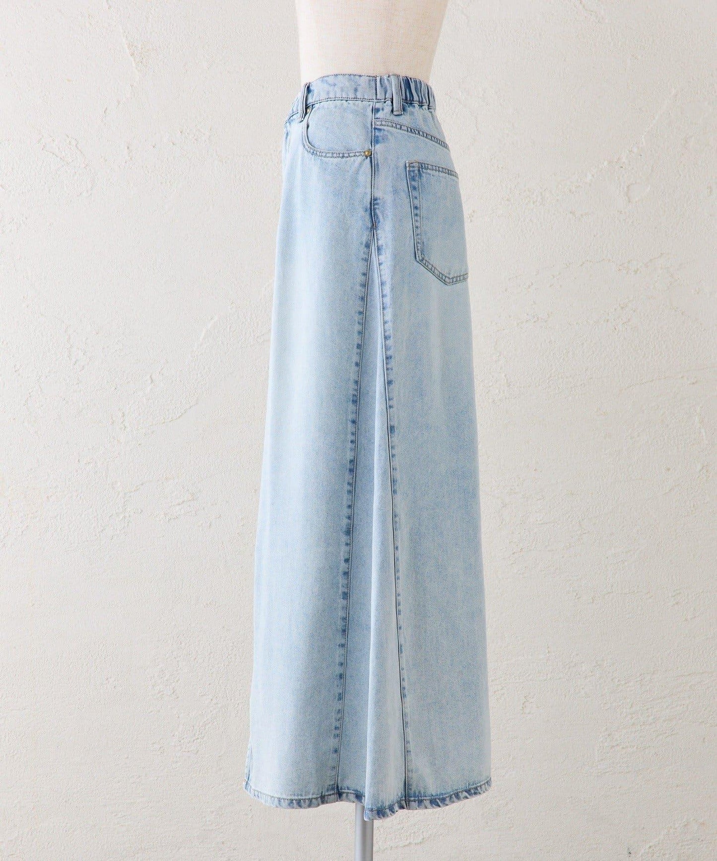 天絲混紡牛仔半身裙