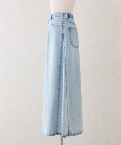 天絲混紡牛仔半身裙