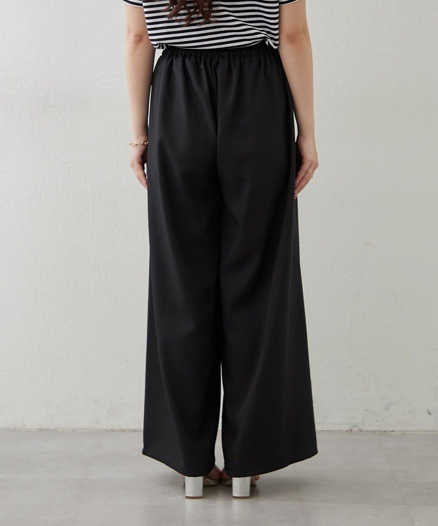 兩件套 WZIP 荷葉邊馬甲 闊腿褲套裝