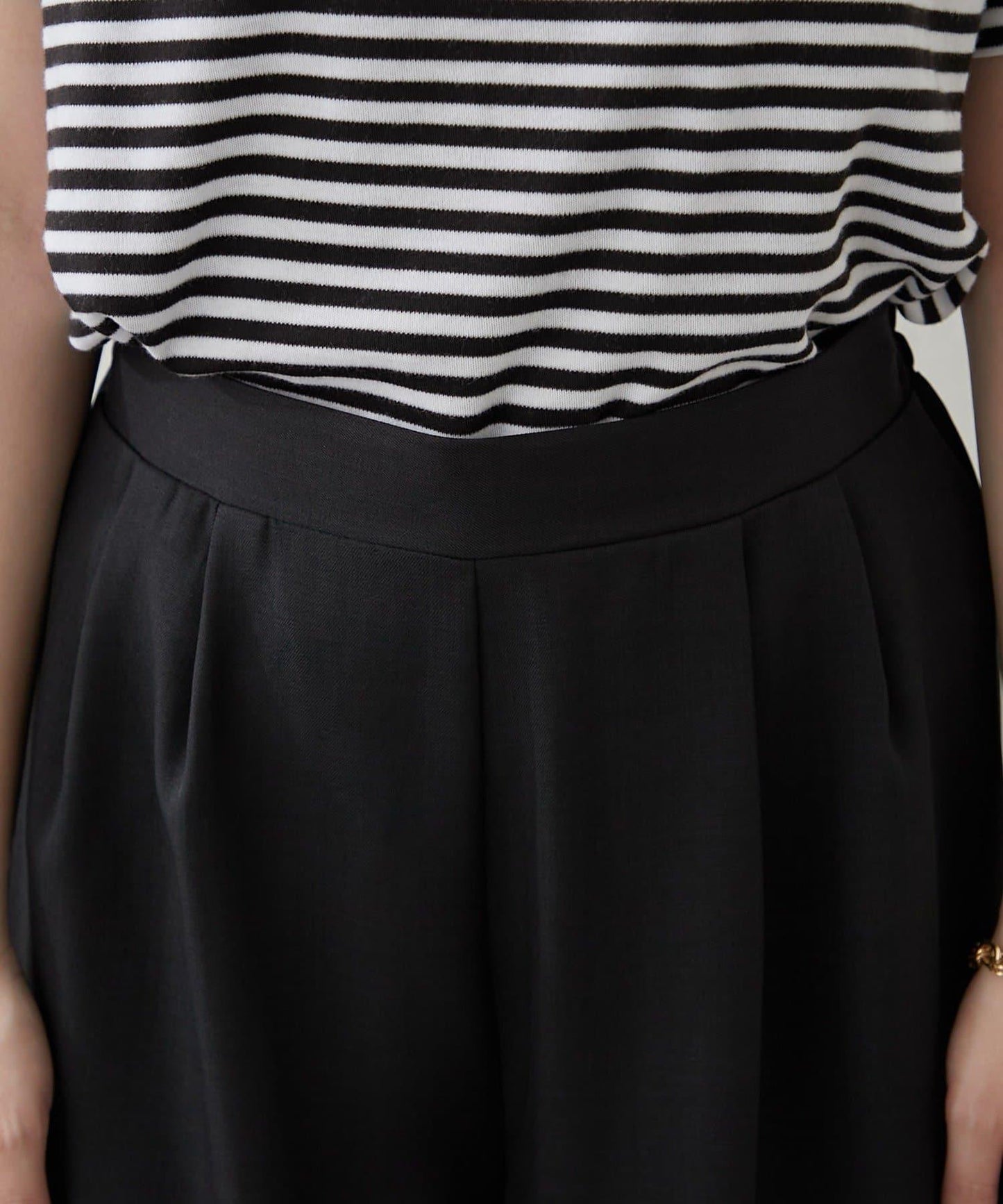 兩件套 WZIP 荷葉邊馬甲 闊腿褲套裝