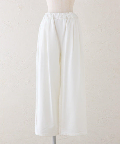 天絲混紡牛仔雙褶休閒褲