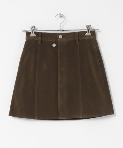 2WAY裹身設計 迷你半身裙