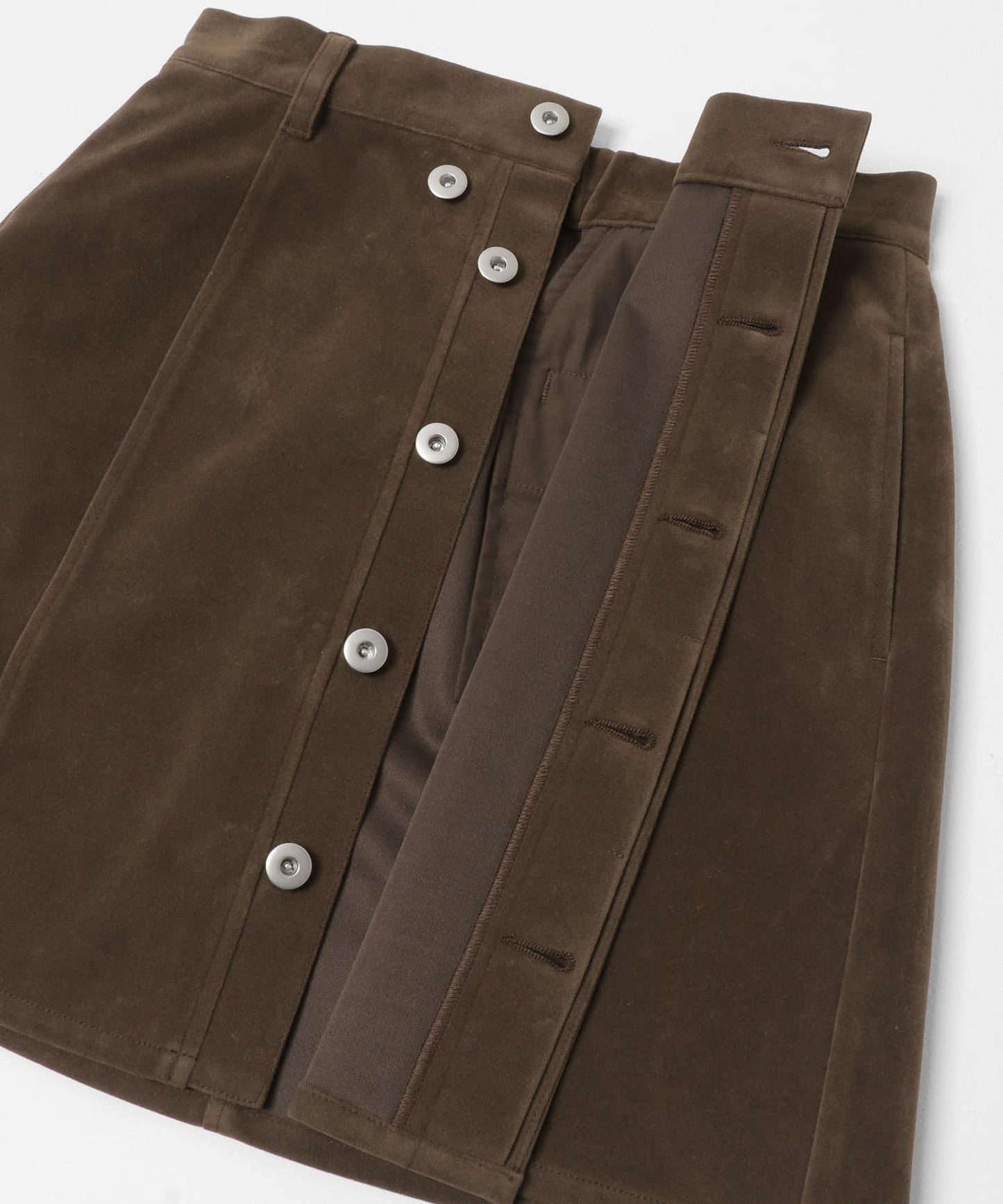 2WAY裹身設計 迷你半身裙