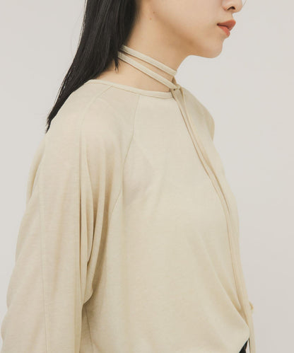 透肌寬鬆設計 配肩帶 上衣