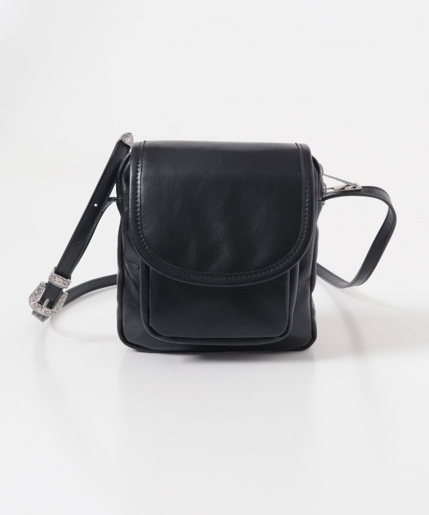 方形翻蓋迷你單肩包