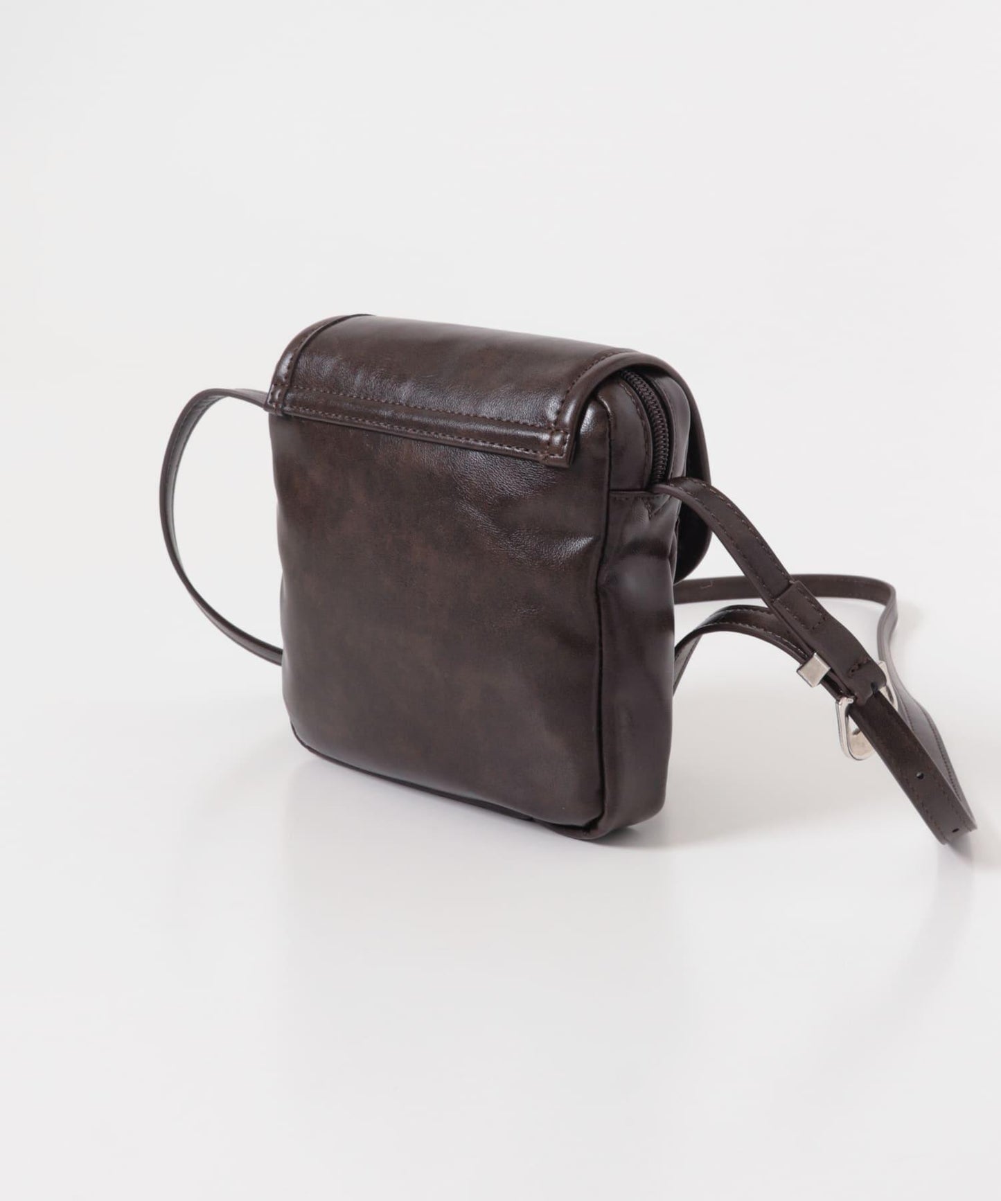 方形翻蓋迷你單肩包