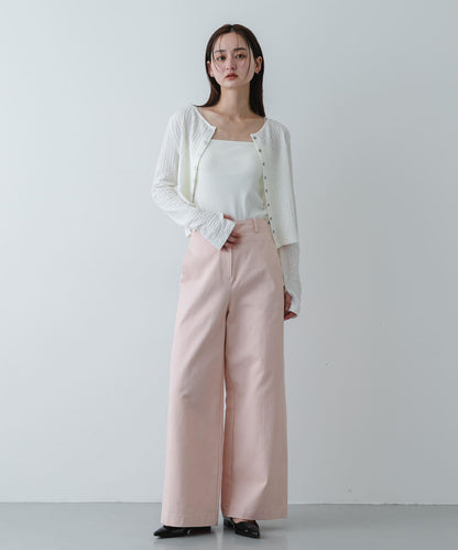 抽褶設計剪裁 針織開衫