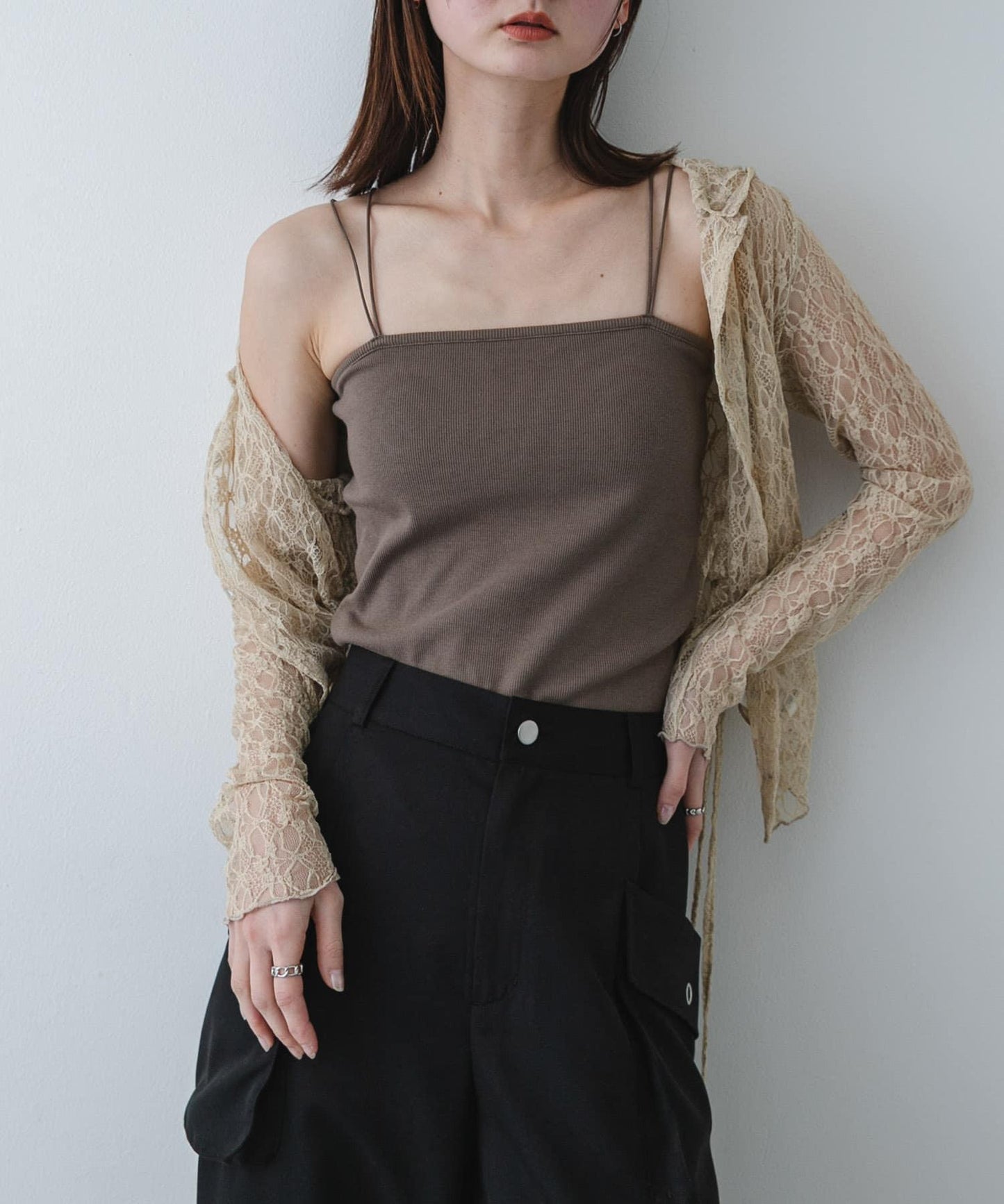 雙肩帶 帶胸墊 吊帶背心