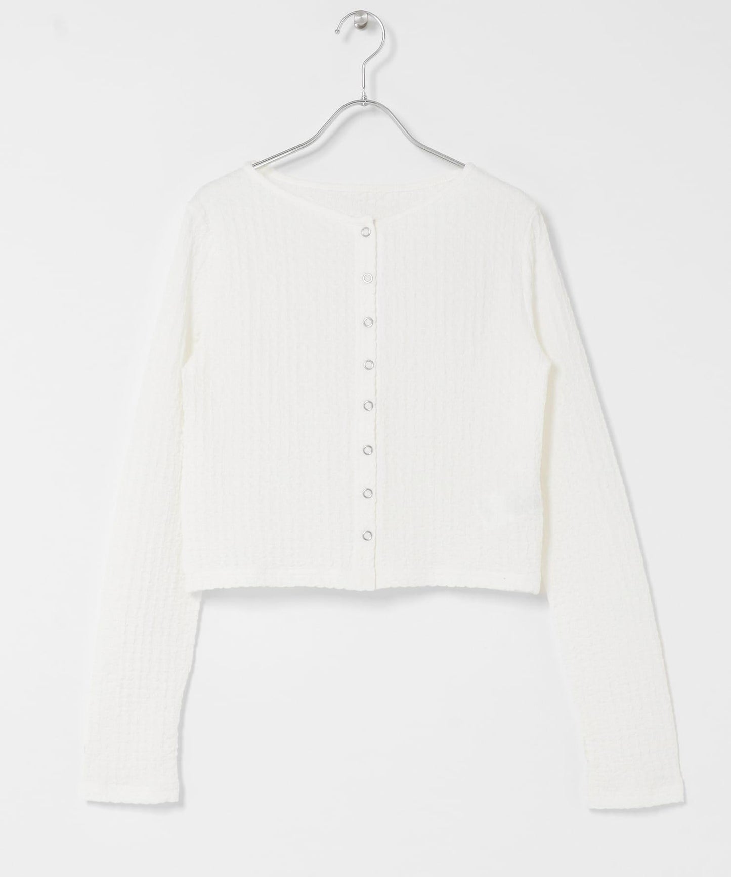 抽褶設計剪裁 針織開衫