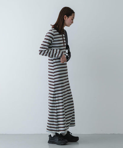 有領按扣設計 連衣裙