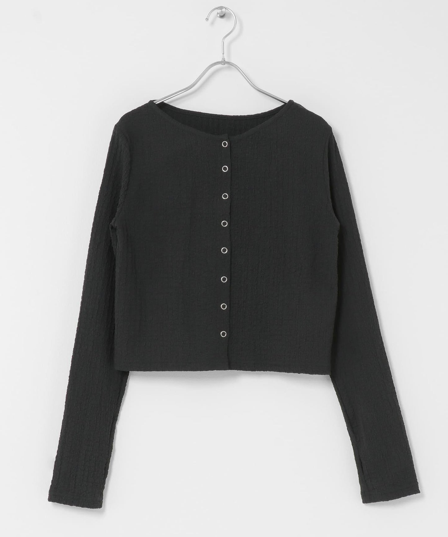 抽褶設計剪裁 針織開衫