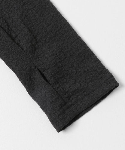 抽褶設計剪裁 針織開衫