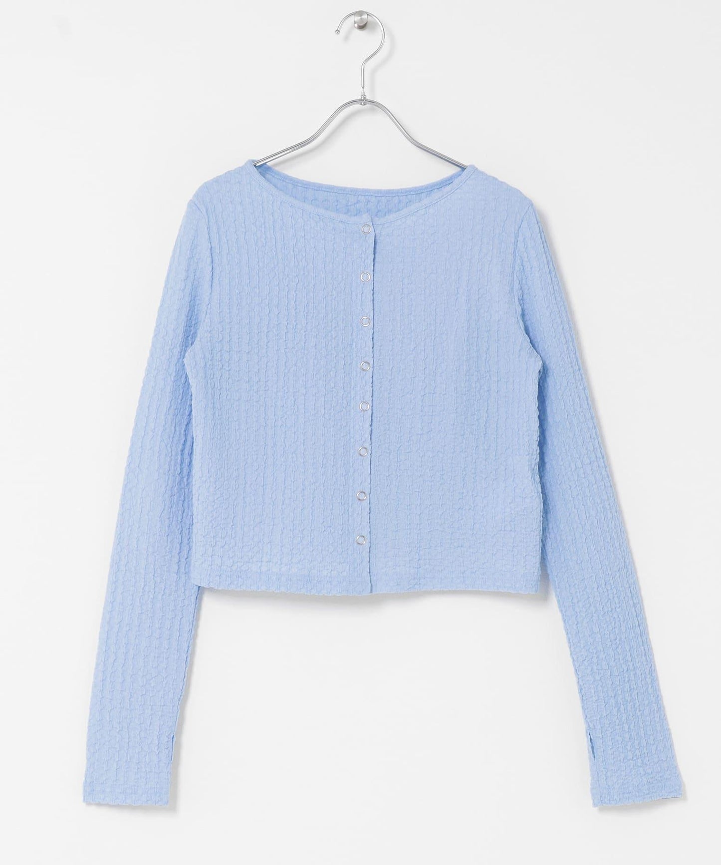 抽褶設計剪裁 針織開衫