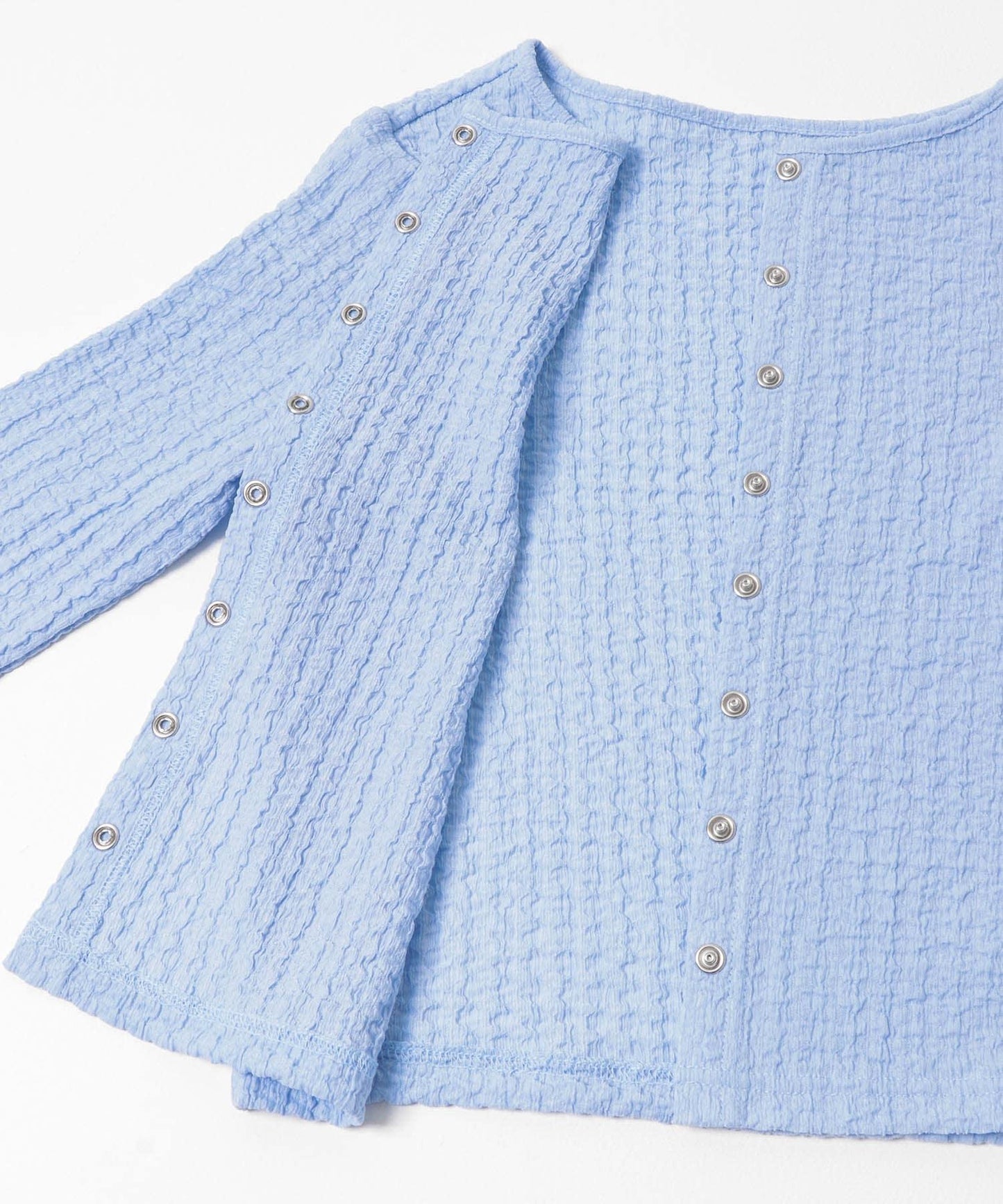 抽褶設計剪裁 針織開衫