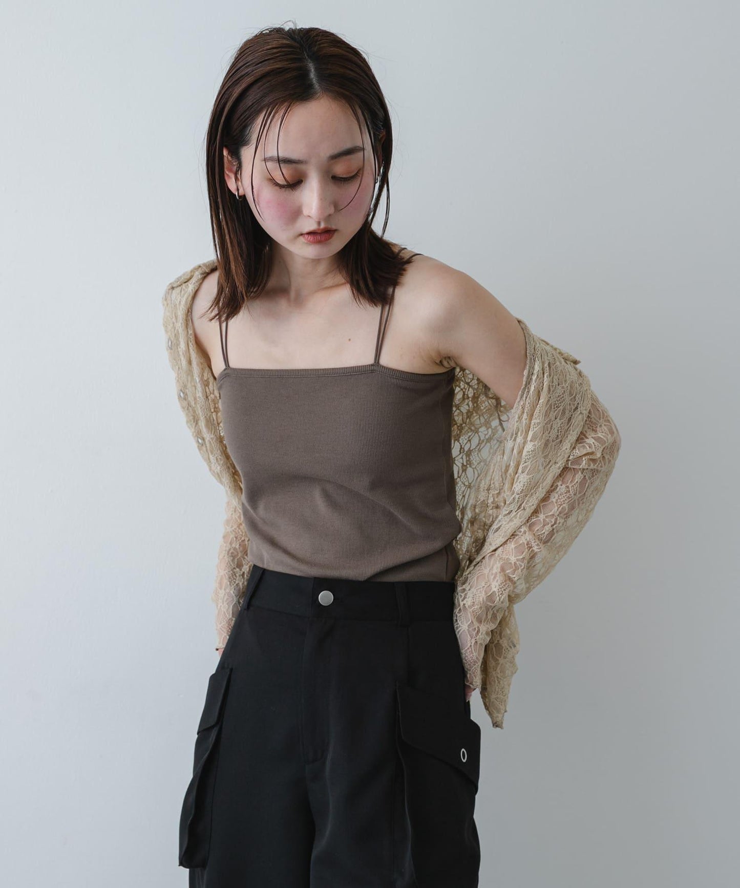 雙肩帶 帶胸墊 吊帶背心