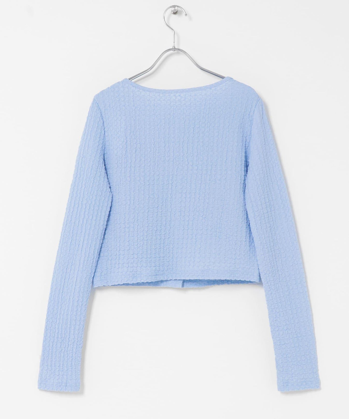 抽褶設計剪裁 針織開衫