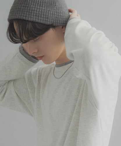 假兩件設計 長袖T恤