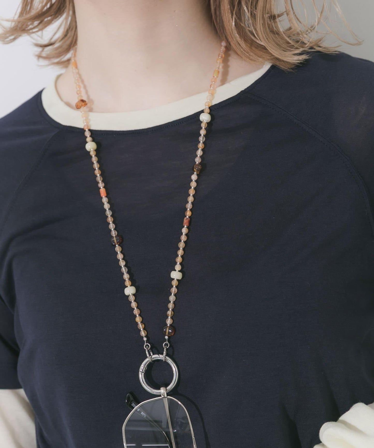 多色珠飾眼鏡掛鏈