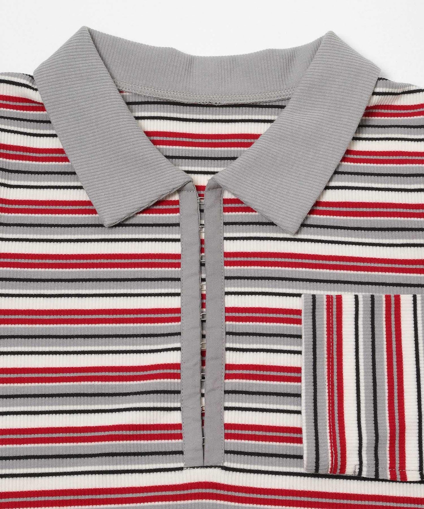 有領按扣設計 連衣裙