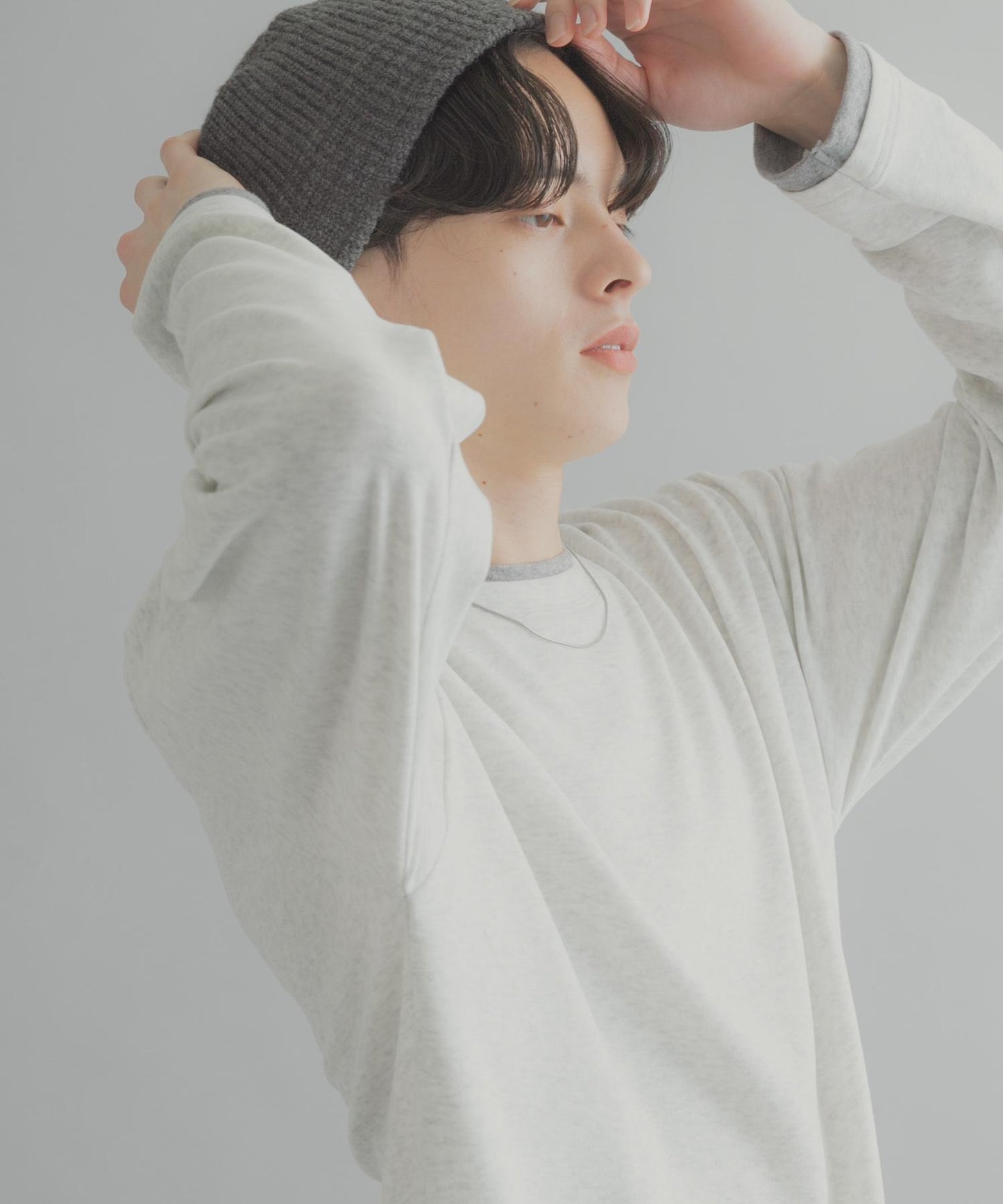 假兩件設計 長袖T恤