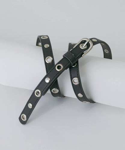 細版金屬孔設計腰帶