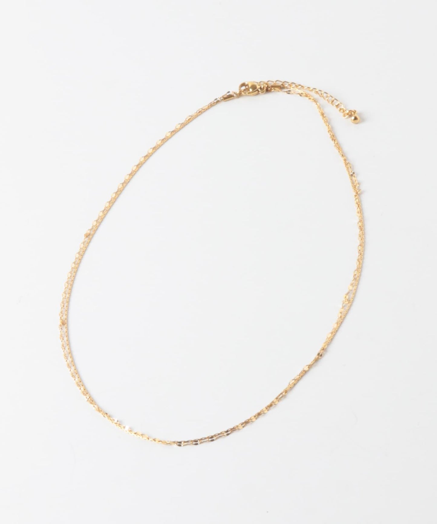 不鏽鋼 雙層細款 項鍊