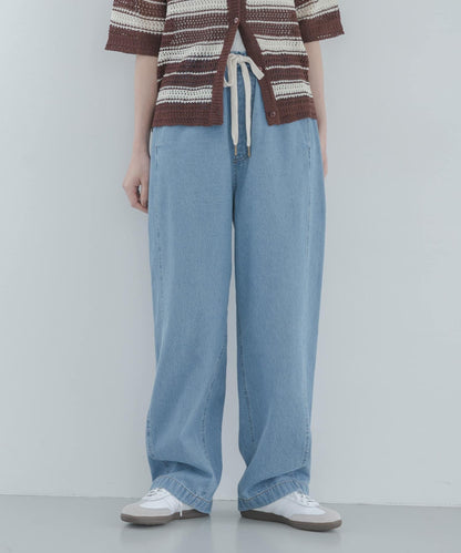 弧形版型牛仔褲