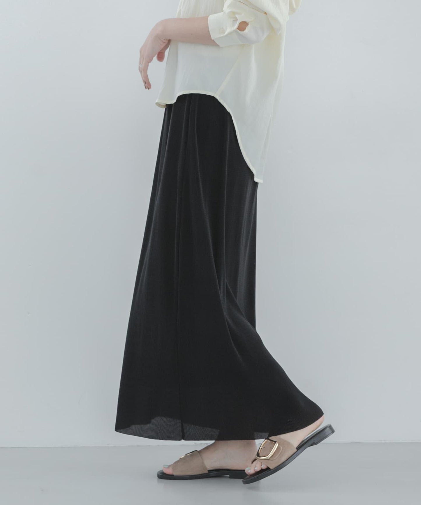 微褶設計 半身裙（網絡）