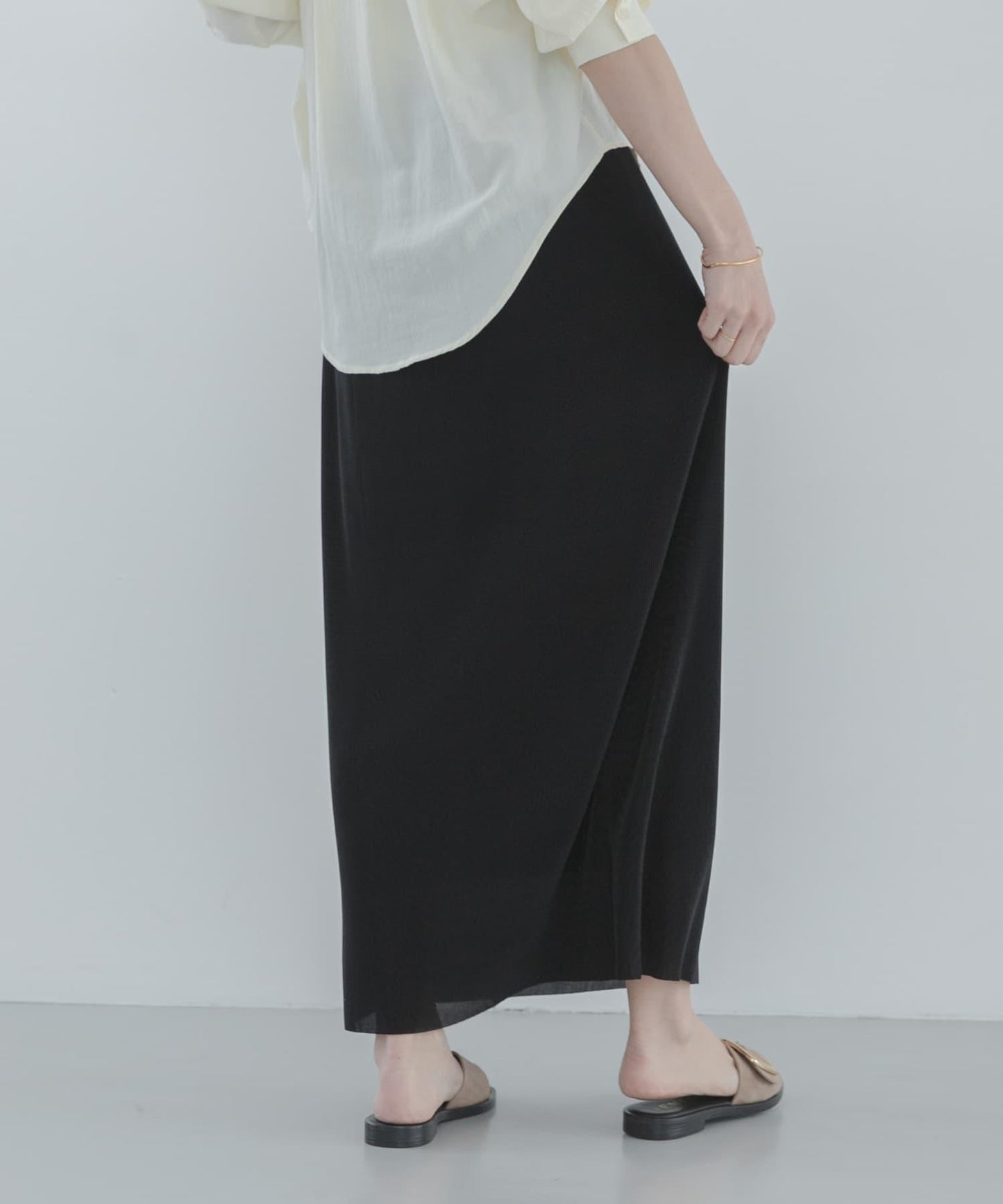 微褶設計 半身裙（網絡）