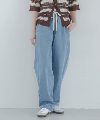 弧形版型牛仔褲