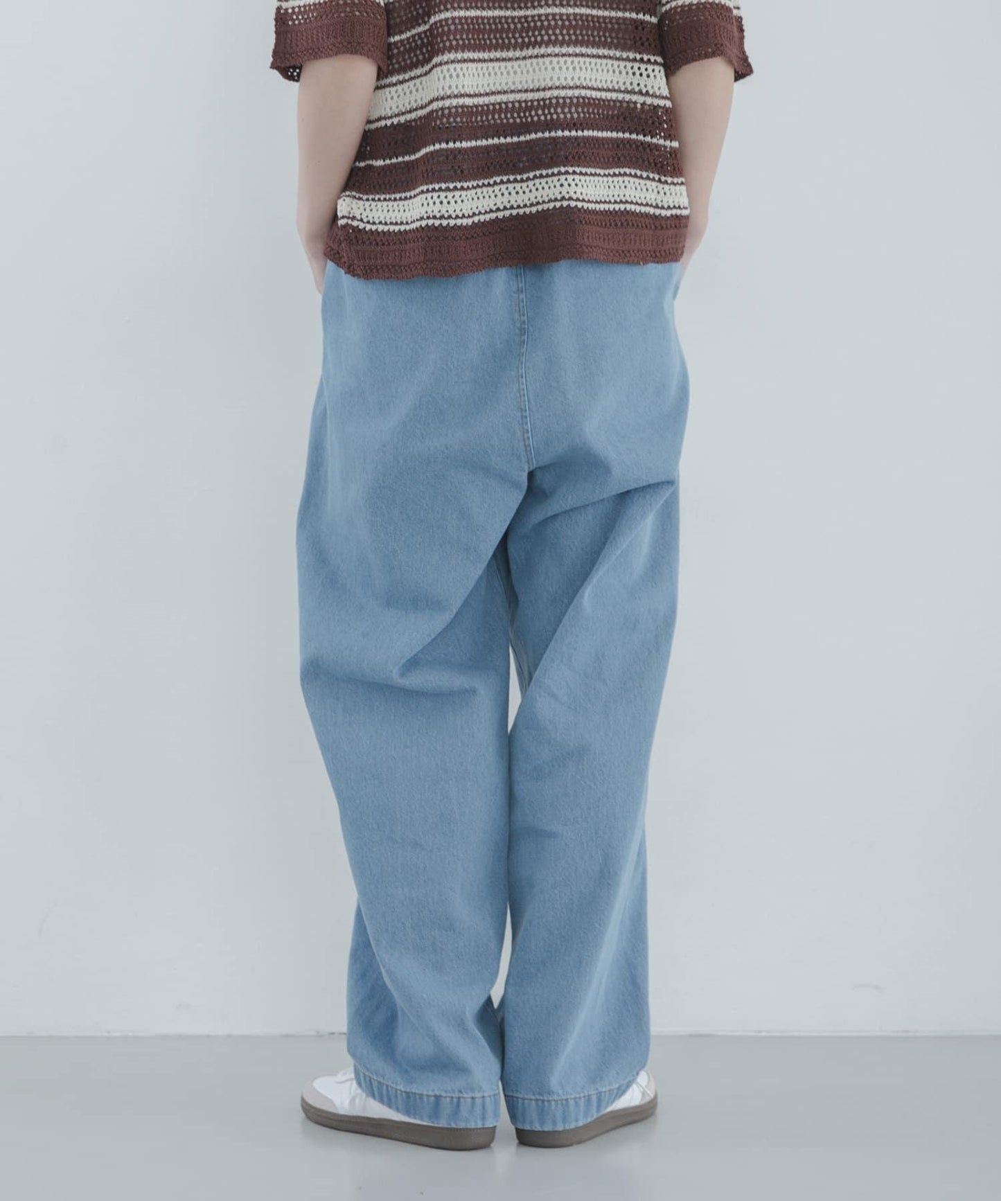 弧形版型牛仔褲