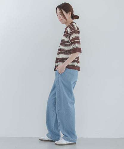 弧形版型牛仔褲