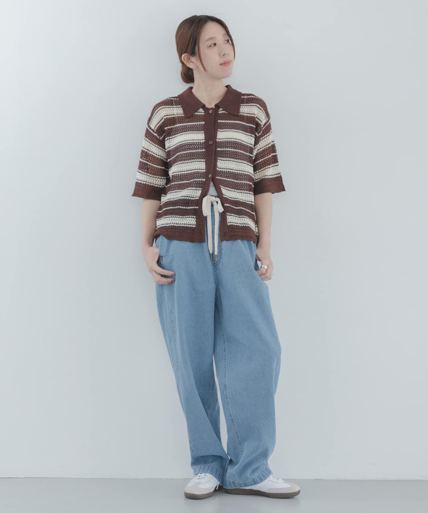 弧形版型牛仔褲