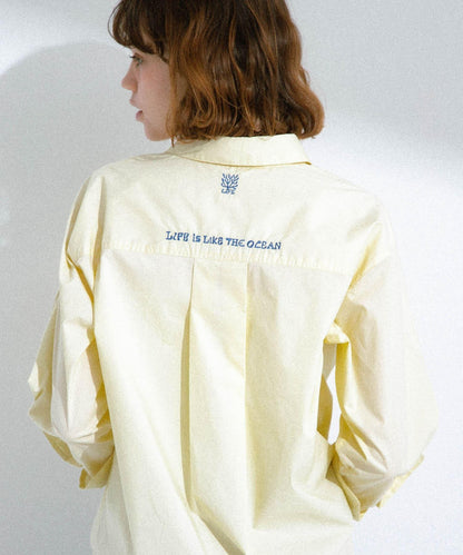 TOYAMEG 聯名刺繡襯衫