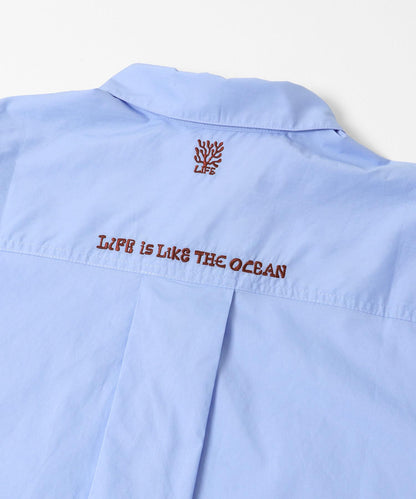 TOYAMEG 聯名刺繡襯衫