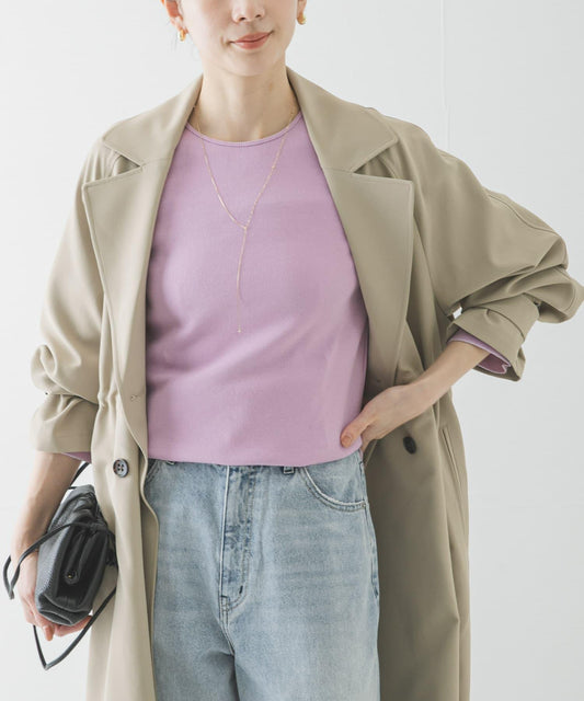 彈力羅紋打底上衣