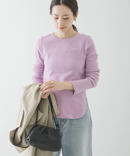 彈力羅紋打底上衣