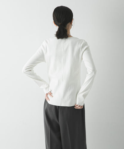 彈力羅紋打底上衣