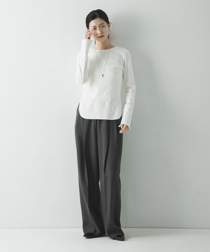 彈力羅紋打底上衣